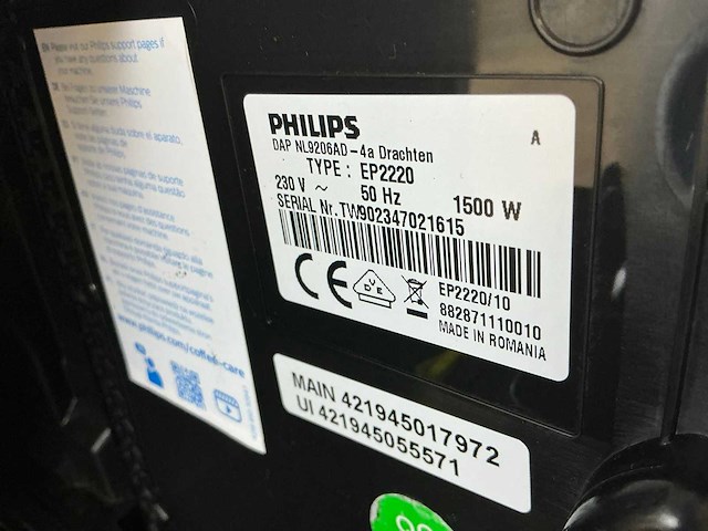 Phillips 2200 series koffie- & espressomachines - afbeelding 7 van  8