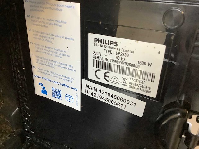 Phillips 2300 series koffie- & espressomachines - afbeelding 7 van  8