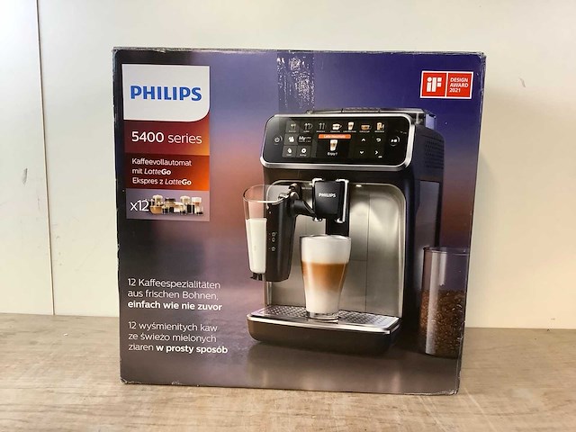 Phillips 5400 series koffie- & espressomachines - afbeelding 2 van  8