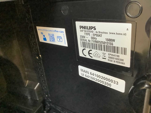 Phillips 5500 series koffie- & espressomachines - afbeelding 6 van  8