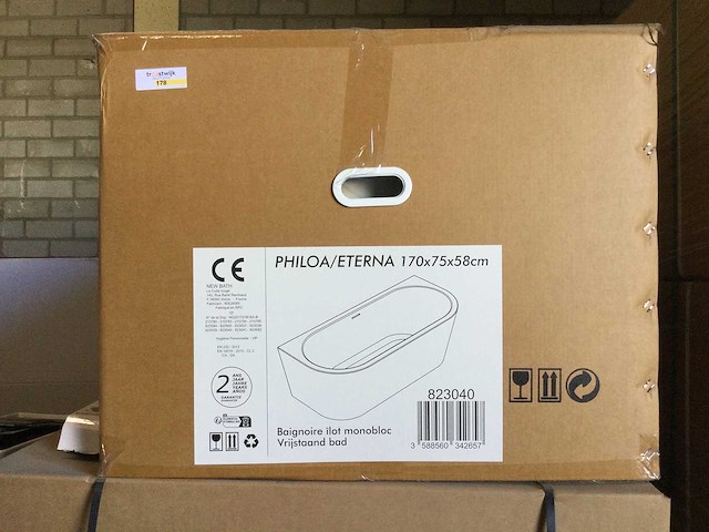 Philoa - eterna - vrijstaand bad 170x75x58 cm - afbeelding 2 van  5