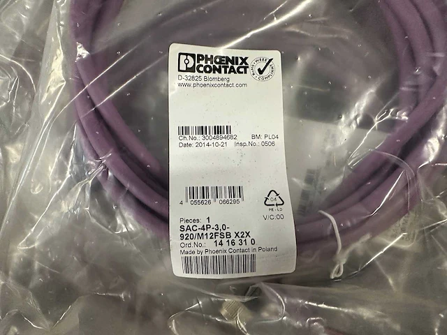 Phoenix contact - partij sac sensor-/actuatorkabels - afbeelding 5 van  7