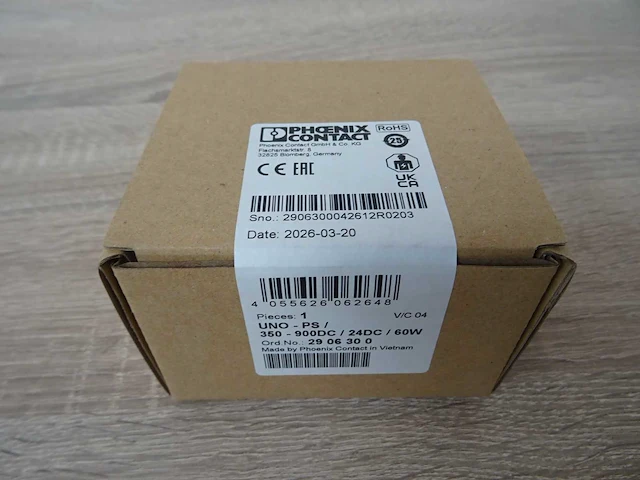 Phoenix contact - uno-ps/350-900dc/24dc/60w - transformator - afbeelding 2 van  2
