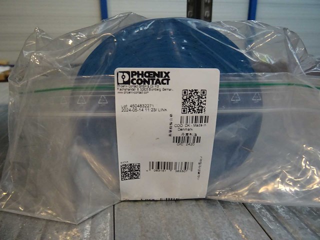 Phoenix contact - wmtb hf-d (30x10) r bu - rol detecteerbare kabelmarker (3x) - afbeelding 1 van  1