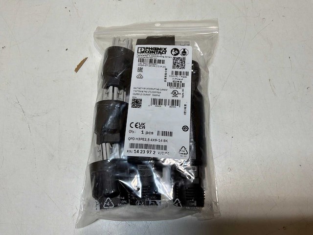 Phoenix contact qpd h3pe2,5 4x9-14 bk (10x) - afbeelding 6 van  7