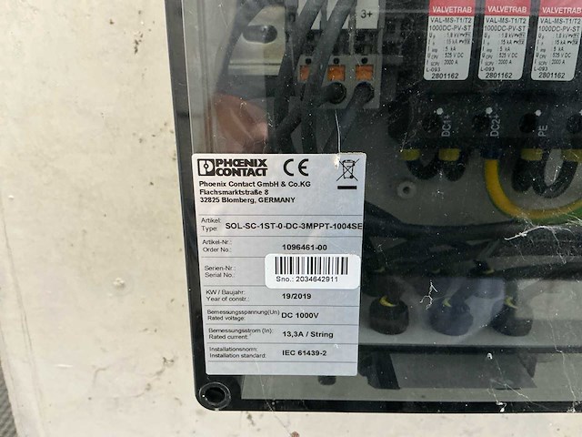 Phoenix contact sol-sc-1st-0-dc-3mppt-1004se pv string combiner boxen – 1000 v dc – 10 stuks - afbeelding 13 van  14