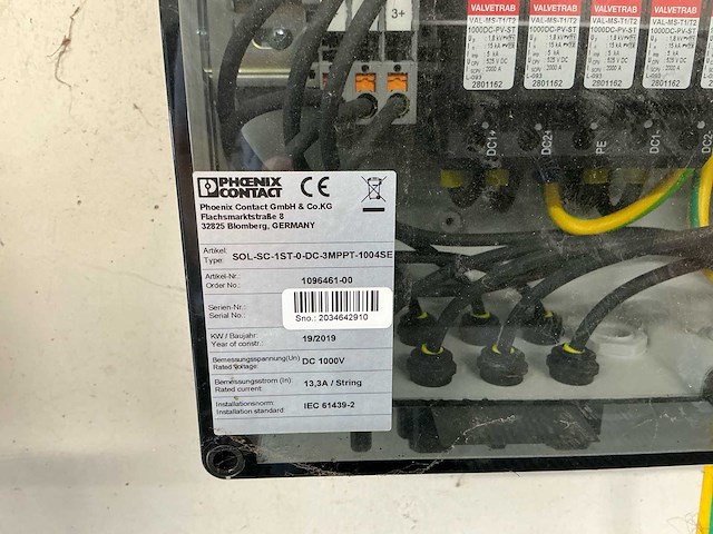 Phoenix contact sol-sc-1st-0-dc-3mppt-1004se pv string combiner boxen – 1000 v dc – 10 stuks - afbeelding 6 van  8