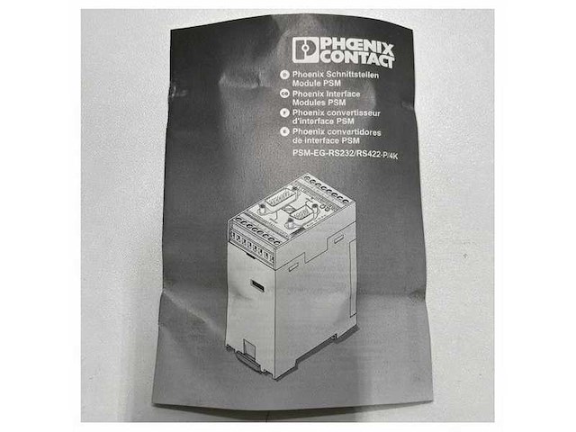 Phoenix data converter psgm-eg rs232/rs422-p/4k - afbeelding 1 van  3