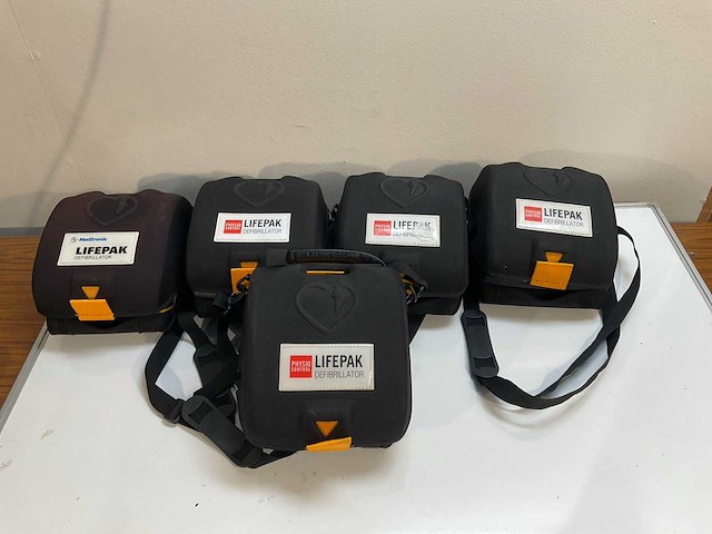 Physio control lifepak cr+ aed defibrillator (5x) - afbeelding 1 van  4