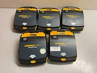 Physio control lifepak crplus aed defibrillator (5x)