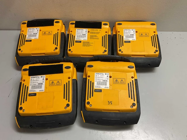 Physio control lifepak crplus aed defibrillator (5x) - afbeelding 4 van  4