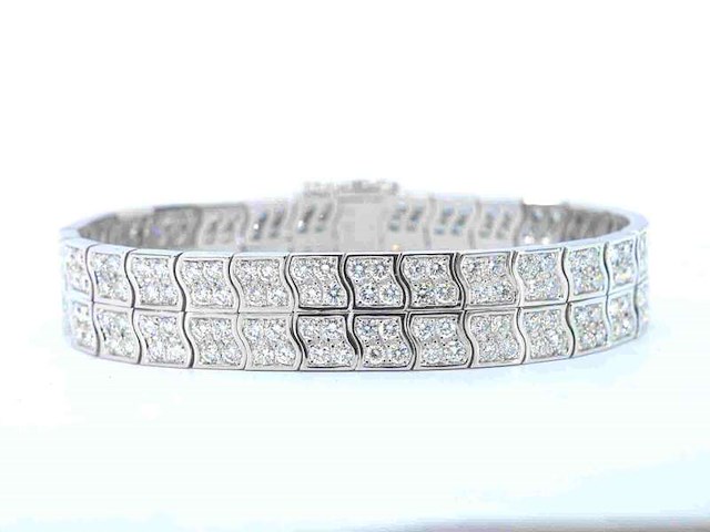 Piaget - the limelight vogue armband met natuurlijke diamanten - afbeelding 3 van  9