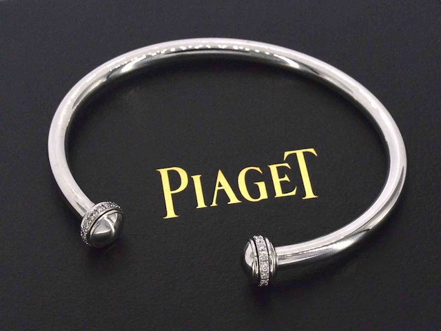 Piaget possession open bangle armband met diamanten - afbeelding 1 van  9