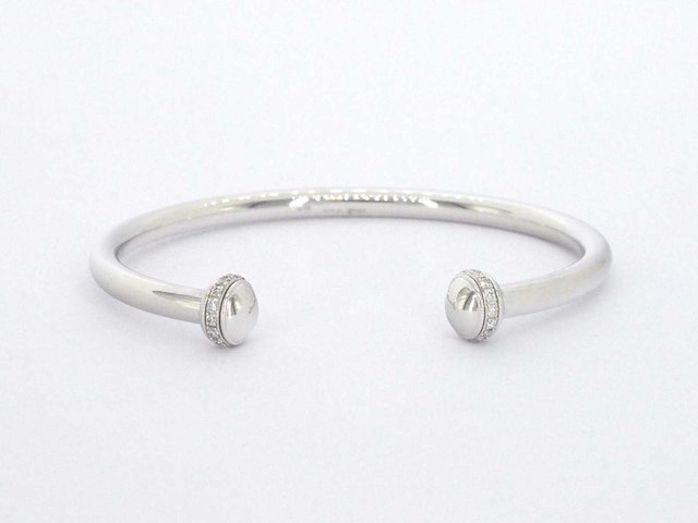 Piaget possession open bangle armband met diamanten - afbeelding 6 van  9