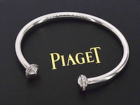 Piaget possession open bangle armband met hoge kwaliteit diamanten - afbeelding 1 van  10