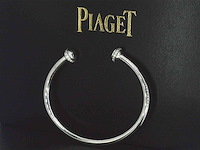 Piaget possession open bangle armband met hoge kwaliteit diamanten - afbeelding 7 van  10