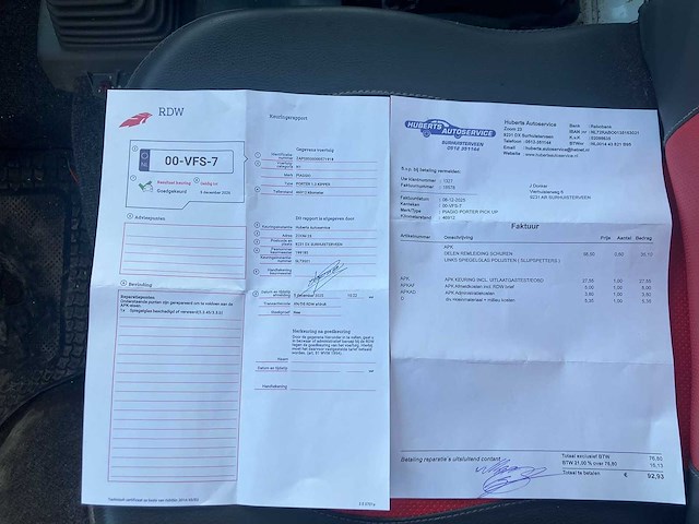 Piaggio - porter - 1.3 kipper - bedrijfswagen - 2007 - afbeelding 17 van  23