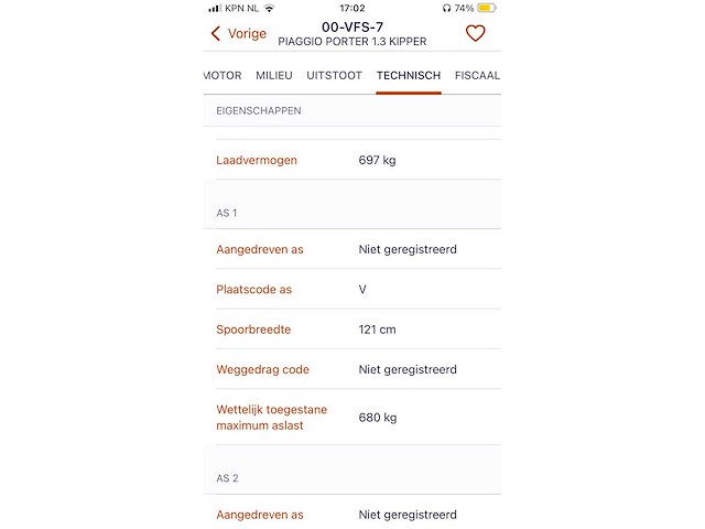 Piaggio - porter - 1.3 kipper - bedrijfswagen - 2007 - afbeelding 21 van  23