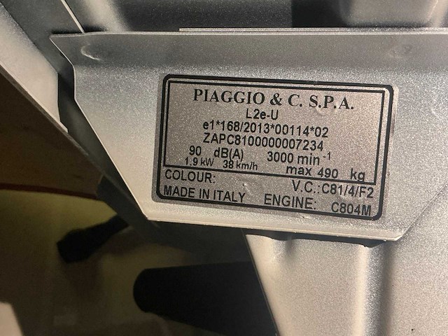 Piaggio ape 50 brommobiel - afbeelding 6 van  14