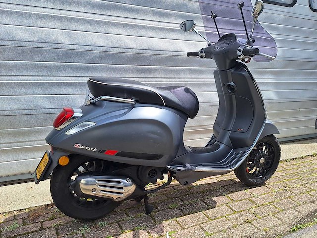 Piaggio vespa sprint 25 km snorscooter 4takt - afbeelding 3 van  5
