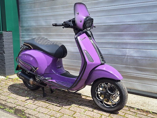 Piaggio vespa sprint 45 km bromscooter 4takt - afbeelding 3 van  5
