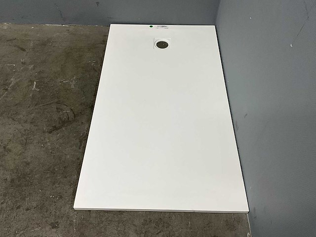 Piatto doccia - liscio solid surface - douchevloer 140 x 80 cm - afbeelding 3 van  6
