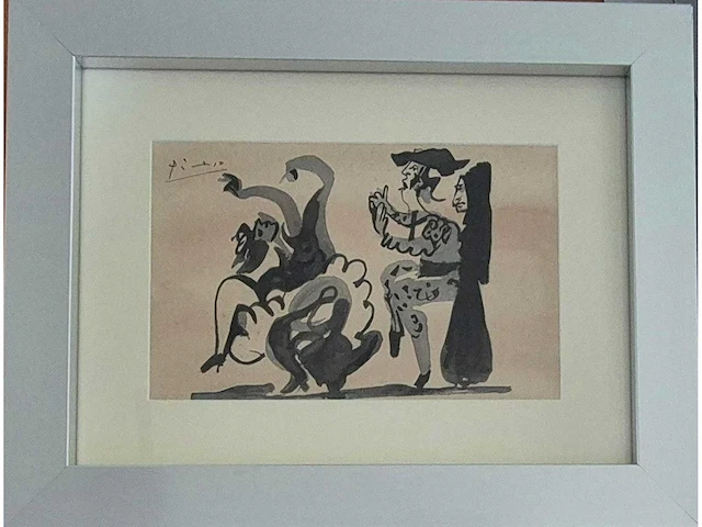 Picasso - gouache - 38 x 48 - afbeelding 2 van  5