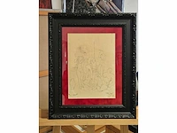 Picasso-tekening op papier - afbeelding 2 van  3