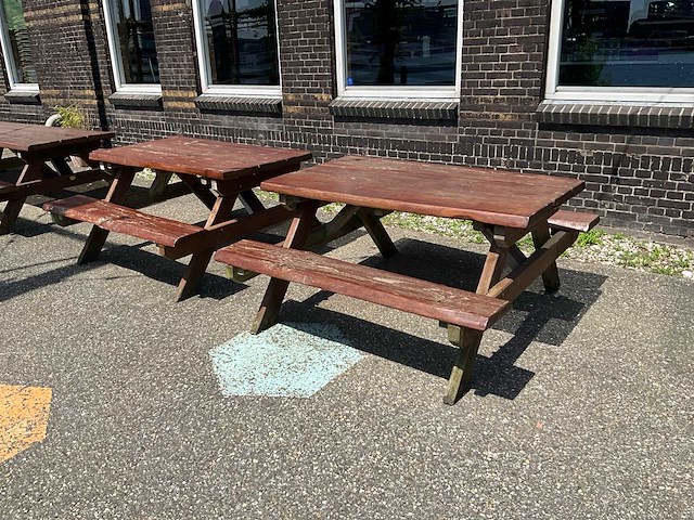 Picknick banken (2x) - afbeelding 2 van  11