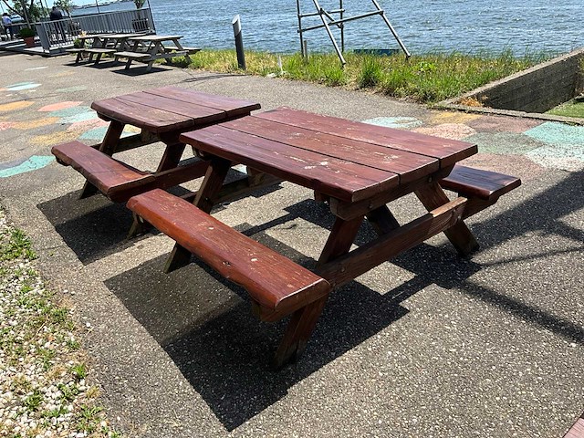 Picknick banken (2x) - afbeelding 3 van  11