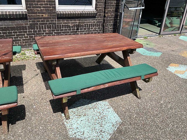 Picknick banken (2x) - afbeelding 5 van  11