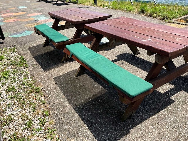Picknick banken (2x) - afbeelding 9 van  11
