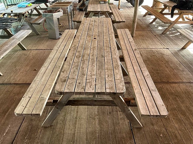Picknick tafel (2x) - afbeelding 2 van  6