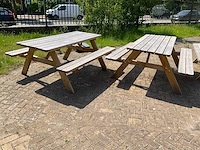 Picknick tafel (2x) - afbeelding 1 van  6