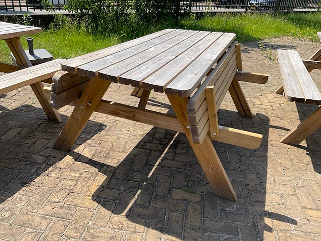 Picknick tafel (2x) - afbeelding 4 van  6