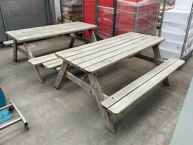 Picknick tafel (2x) - afbeelding 1 van  2