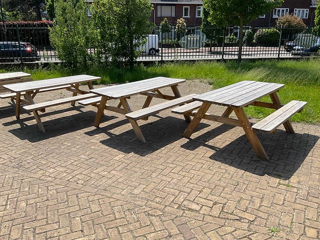 Picknick tafel (3x) - afbeelding 1 van  7