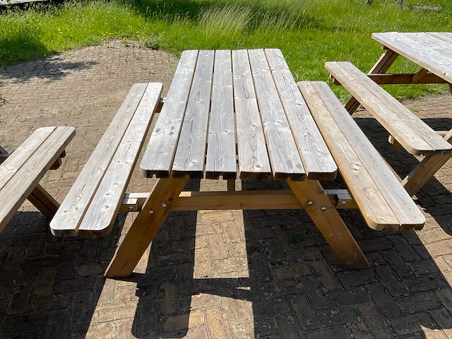 Picknick tafel (3x) - afbeelding 3 van  7