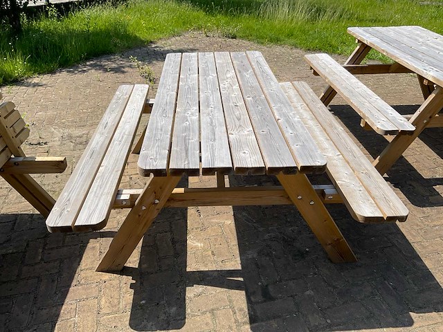 Picknick tafel (3x) - afbeelding 4 van  7