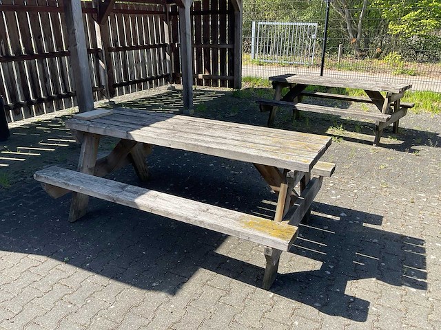 Picknickbank (2x) - afbeelding 1 van  6
