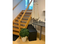 Picknickbank met parasol en kussens (2x) - afbeelding 9 van  15