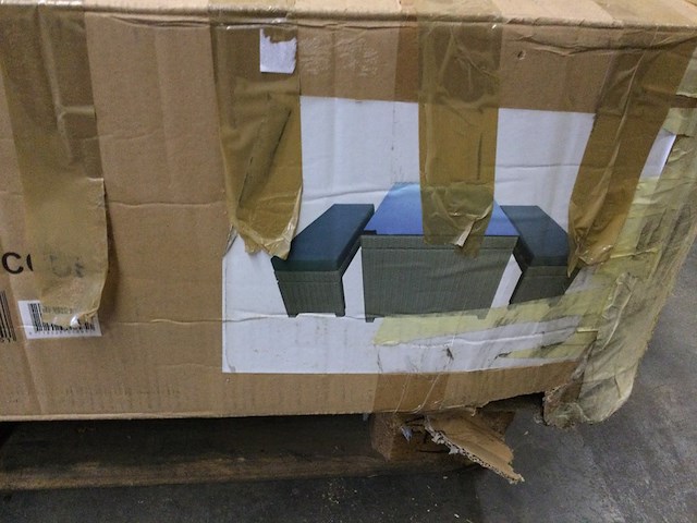 Picknickset wicker, new york, licht grijs - afbeelding 2 van  3