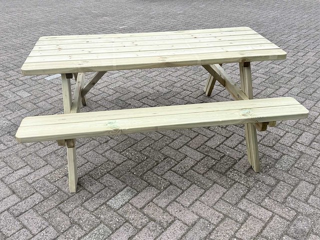 Picknicktafel de luxe (zware 38mm) - afbeelding 3 van  8