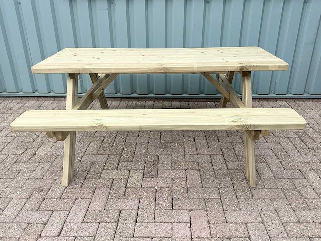 Picknicktafel de luxe (zware 38mm) - afbeelding 6 van  8