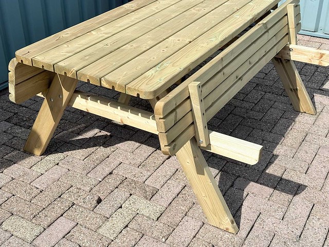Picknicktafel de luxe (zware 38mm) - afbeelding 8 van  8