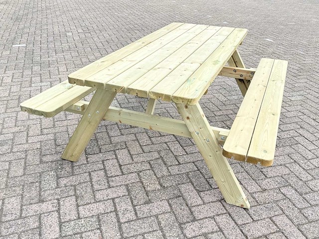 Picknicktafel de luxe (zware 38mm) - afbeelding 5 van  8