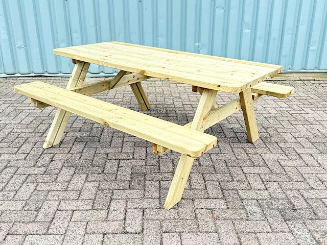 Picknicktafel de luxe (zware 38mm) - afbeelding 1 van  8