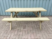 Picknicktafel de luxe (zware 38mm) - afbeelding 5 van  8