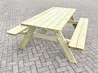 Picknicktafel de luxe (zware 38mm) - afbeelding 3 van  8