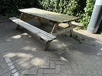 Picknicktafel, opklapbare zittingen - afbeelding 1 van  4